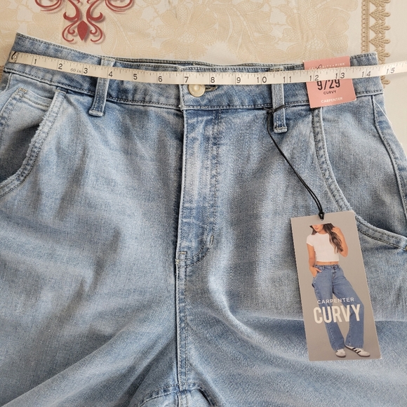 Celebrity Pink Carpenter Curvy Jeans Womens Size 9/29 Blue - Picture 6 of 11